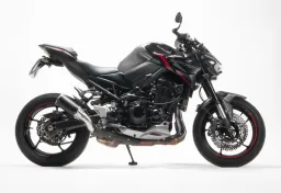 REMUS BoostR, Slip on (sport exhaust), Stainless steel black, EC approval