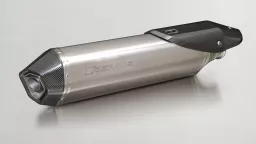 HEXACONE, slip on (muffler) incl. CARBON heat protecting shield for KTM 1090 Adventure, titanium, incl. EC homologation