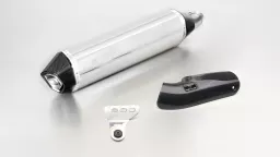 HEXACONE, slip on (silencer) incl. Carbon heat protecting shield, stainless steel, EEC,