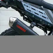 REMUS OFFROAD, Slip on (sport exhaust), Stainless steel black, EC approval