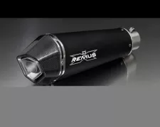 HYPERCONE, slip on (muffler with connecting tube no cat.), stainless steel black, SPORT (no EEC),