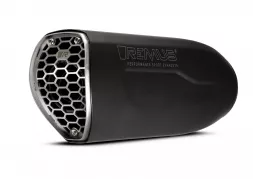 Slip-On REMUS NXT (silencer), stainless steel black, incl. ECE type approval