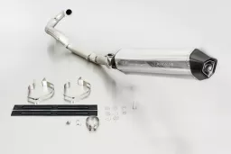 HEXACONE, full system Sport Exhaust KTM 690 incl. cat., stainless steel, EEC, 54 mm