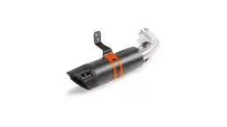 Slip on (muffler with connecting tube), clamp orange, EEC